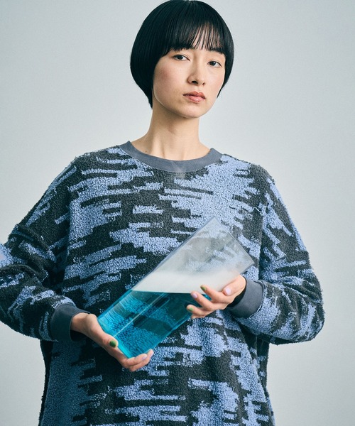 sneeuw(スニュウ)の「ユゲJQワンピース(ワンピース・レディース・ベージュ/ブルー・ONESIZE)」の3枚目の写真
