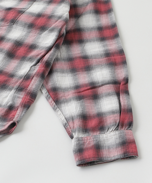 JOURNAL STANDARD（ジャーナルスタンダード）の「BROOXON / ブロックソン EX 1ポケット バレンタイン シャツ（シャツ/ブラウス・メンズ・レッド/ホワイト/ライトブルー・X-LARGE/LARGE/MEDIUM）」の6枚目の写真