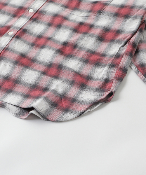 JOURNAL STANDARD（ジャーナルスタンダード）の「BROOXON / ブロックソン EX 1ポケット バレンタイン シャツ（シャツ/ブラウス・メンズ・レッド/ホワイト/ライトブルー・X-LARGE/LARGE/MEDIUM）」の7枚目の写真