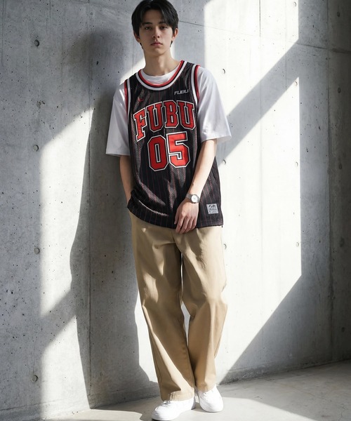 FUBU( フブ)の「【FUBU/フブ】BASKETBALL TANK TOP/バスケットボールタンクトップ(タンクトップ・メンズ・ブラック/ホワイト/ミント・XL)」の8枚目の写真
