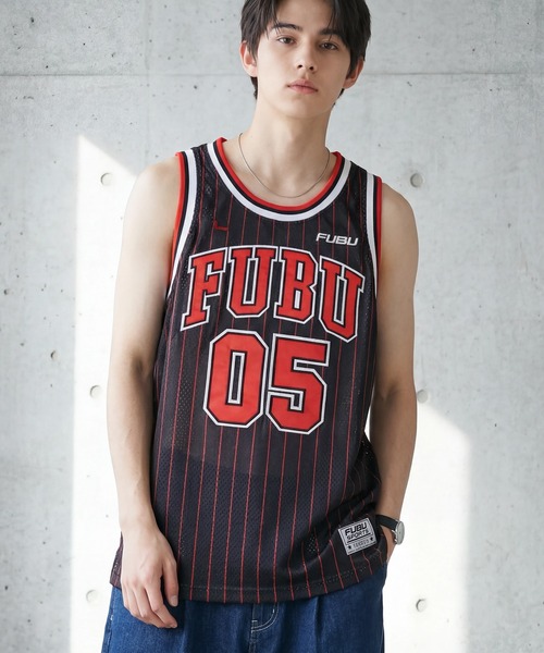 FUBU( フブ)の「【FUBU/フブ】BASKETBALL TANK TOP/バスケットボールタンクトップ(タンクトップ・メンズ・ブラック/ホワイト/ミント・XL)」の9枚目の写真