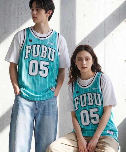 FUBU( フブ)の「【FUBU/フブ】BASKETBALL TANK TOP/バスケットボールタンクトップ(タンクトップ・メンズ・ブラック/ホワイト/ミント・XL)」の11枚目の写真