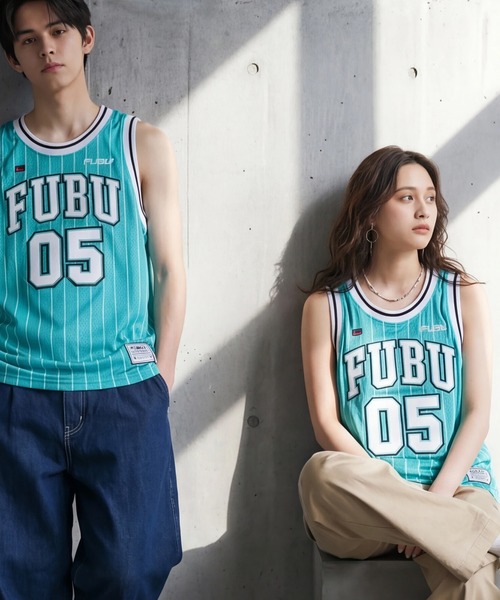 FUBU( フブ)の「【FUBU/フブ】BASKETBALL TANK TOP/バスケットボールタンクトップ(タンクトップ・メンズ・ブラック/ホワイト/ミント・XL)」の13枚目の写真
