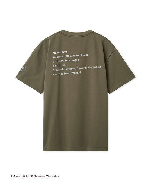 SESAME STREET(セサミストリート)の「【UNISEX】プリントTシャツ(ALL ABOUT)(Tシャツ/カットソー・レディース・チャコールグレー/アイボリー/ミント・L/M)」の6枚目の写真