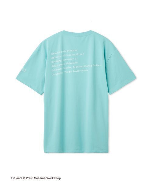 SESAME STREET(セサミストリート)の「【UNISEX】プリントTシャツ(ALL ABOUT)(Tシャツ/カットソー・レディース・チャコールグレー/アイボリー/ミント・L/M)」の7枚目の写真