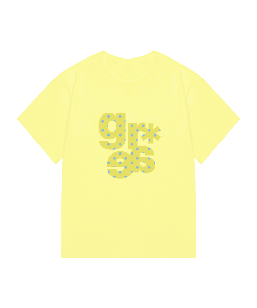 GRAVER（グレーバー）の「[グレース] レディース ドット スリム 半袖Tシャツ_イエロー（Tシャツ/カットソー・レディース・イエロー・X-SMALL）」の4枚目の写真