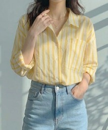 爽やかストライプシャツ