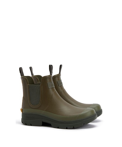 Barbour(バブアー)の「Nimbus サイドゴア ショート レインブーツ(レインシューズ・メンズ・グリーン/ブラック/オリーブ/その他・7/8/9)」の3枚目の写真