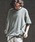 GLIMCLAP�i�O�����N���b�v�j�́umn3237- Ringer Contrast Cotton-Linen Knit �n�C�Q�[�W�j�b�g(202-037-gls-cg)�i�j�b�g/�Z�[�^�[�j�v�b�u���[�n���̑�