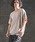 GLIMCLAP�i�O�����N���b�v�j�́umn3237- Ringer Contrast Cotton-Linen Knit �n�C�Q�[�W�j�b�g(202-037-gls-cg)�i�j�b�g/�Z�[�^�[�j�v�b���C�g�x�[�W��