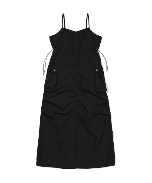 Wacky WiLLy(ワッキーウィリー)の「WOMEN'S NYLON BUSTIER DRESS(ワンピース・レディース・ライトグレー/ブラック・SMALL/MEDIUM)」の4枚目の写真