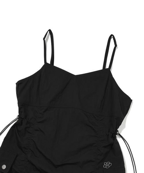 Wacky WiLLy(ワッキーウィリー)の「WOMEN'S NYLON BUSTIER DRESS(ワンピース・レディース・ライトグレー/ブラック・SMALL/MEDIUM)」の5枚目の写真