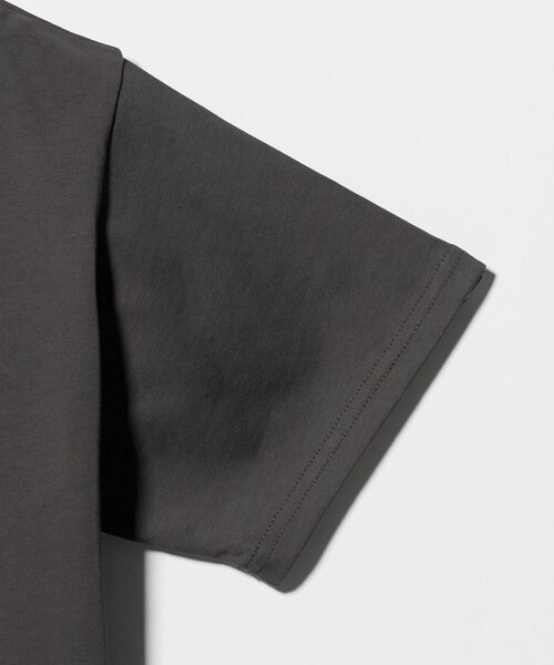 A DAY IN THE LIFE UNITED ARROWS(アデイインザライフユナイテッドアローズ)の「ハクプリント ショートスリーブTシャツ <A DAY IN THE LIFE>(Tシャツ/カットソー・レディース・ダークグレー/オフホワイト/ナチュラル・FREE)」の20枚目の写真