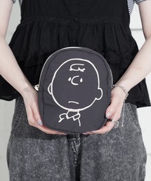 Vintage PEANUTS（ビンテージピーナッツ）の「"09"≪Vintage PEANUTS≫ナイロン ダイカット「チャーリー・ブラウン」刺繍 ポーチ(M.size)（ポーチ）」