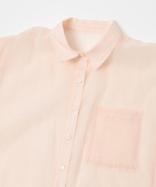 URBAN RESEARCH ROSSO WOMEN(アーバンリサーチ ロッソ)の「シアーコットンドルマンシャツ(シャツ/ブラウス・レディース・オフホワイト/ピンク系その他/ブルー系その他・FREE)」の20枚目の写真