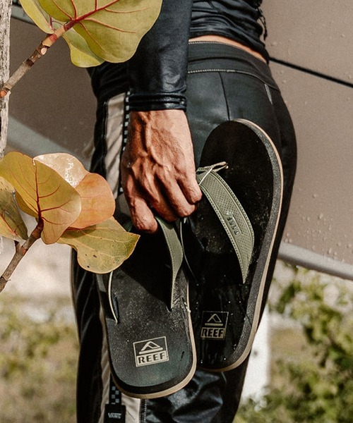 REEF(リーフ)の「REEF メンズ THE LAYBACK ビーチサンダル 【2026年春夏モデル】/リーフ(サンダル・メンズ・オリーブ・28cm/27cm/26cm)」の4枚目の写真