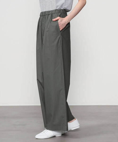 Morris & Sons(モリスアンドサンズ)の「MORRIS & SONS | コットン ワイドイージーパンツ WOMEN(その他パンツ・レディース・ライトブルー/ブラック/ベージュ/チャコール・0/1)」の15枚目の写真