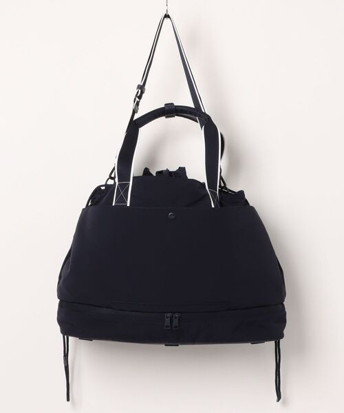 A.P.C. GOLF（アー・ペー・セー ゴルフ）の「Simon Mini Boston Bag（ボストンバッグ・メンズ・ネイビー/オフホワイト・ONESIZE）」の3枚目の写真