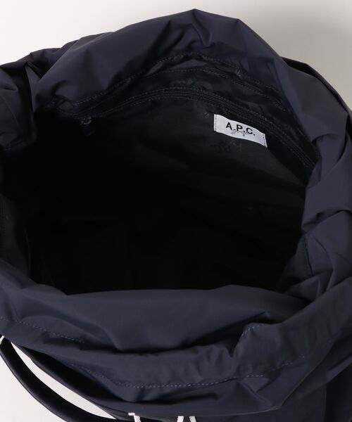A.P.C. GOLF（アー・ペー・セー ゴルフ）の「Simon Mini Boston Bag（ボストンバッグ・メンズ・ネイビー/オフホワイト・ONESIZE）」の5枚目の写真