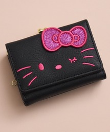 sanrio（サンリオ）の「【ハローキティ 】口金ミニ財布ブラックシリーズ（財布）」