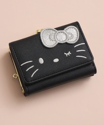 sanrio（サンリオ）の「【ハローキティ 】口金ミニ財布ブラックシリーズ（財布）」