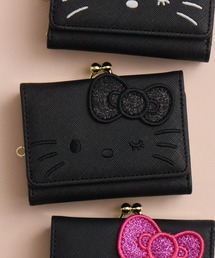 sanrio（サンリオ）の「【ハローキティ 】口金ミニ財布ブラックシリーズ（財布）」
