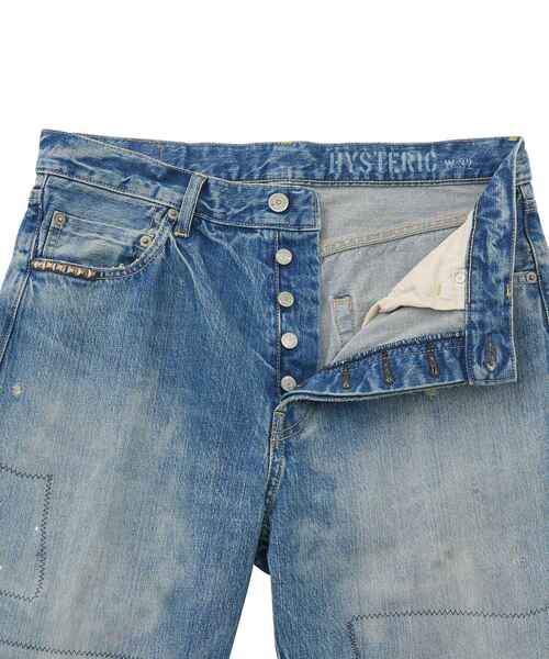 HYSTERIC GLAMOUR（ヒステリックグラマー）の「SP加工 60’S XXストレートデニムパンツ（デニムパンツ・メンズ・ライトインディゴブルー・34inch/32inch/31inch/30inch/29inch/28inch）」の3枚目の写真