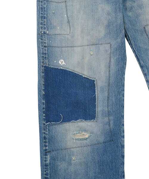 HYSTERIC GLAMOUR（ヒステリックグラマー）の「SP加工 60’S XXストレートデニムパンツ（デニムパンツ・メンズ・ライトインディゴブルー・34inch/32inch/31inch/30inch/29inch/28inch）」の4枚目の写真