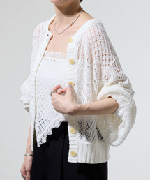 IENA FILMY COTTONカーディガン グレー　シアーカーディガン　白 追加3》FILMY COTTONカーディガン（カーディガン）｜IENA（イエナ）の