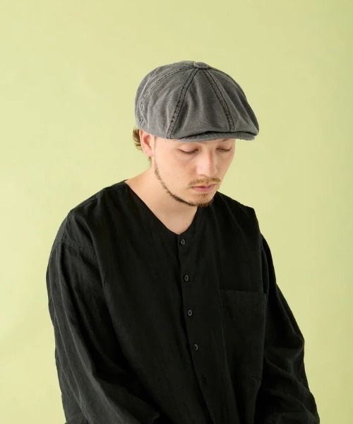 CPH(シーピーエイチ)の「CPH/シーピーエイチ/575PD CASQUETTE(キャスケット・メンズ・ブラック・F)」の2枚目の写真