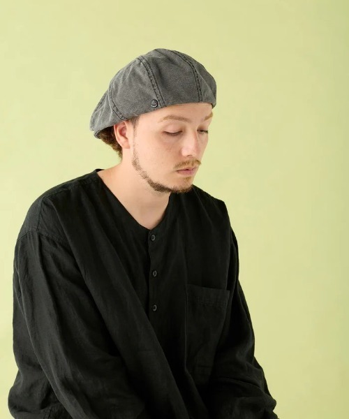 CPH(シーピーエイチ)の「CPH/シーピーエイチ/575PD CASQUETTE(キャスケット・メンズ・ブラック・F)」の5枚目の写真