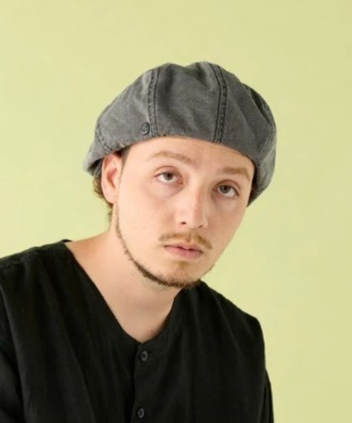 CPH(シーピーエイチ)の「CPH/シーピーエイチ/575PD CASQUETTE(キャスケット・メンズ・ブラック・F)」の4枚目の写真