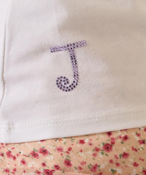 TINA:JOJUN(ティーナジョジュン)の「前後2WAY コンパクト Tシャツ TINA:JOJUN(Tシャツ/カットソー・レディース・グリーン/ホワイト/ブラウン・M)」の10枚目の写真