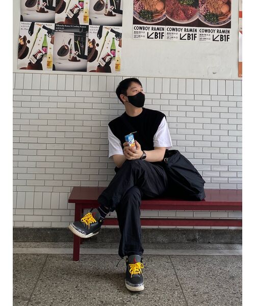 LETTERCOMO(レテルコモ)の「シティボーイ Vネックニットベスト_ブラック(ベスト・レディース・その他・LARGE/MEDIUM)」の10枚目の写真
