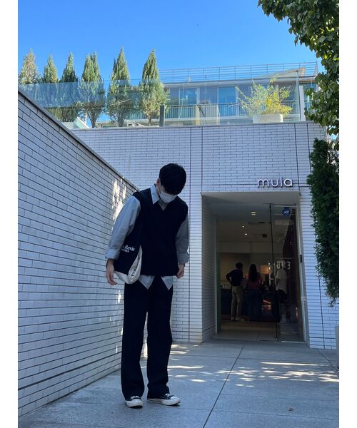 LETTERCOMO(レテルコモ)の「シティボーイ Vネックニットベスト_ブラック(ベスト・レディース・その他・LARGE/MEDIUM)」の12枚目の写真