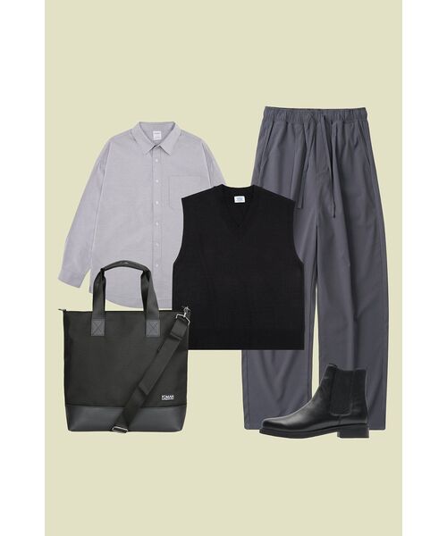 LETTERCOMO(レテルコモ)の「シティボーイ Vネックニットベスト_ブラック(ベスト・レディース・その他・LARGE/MEDIUM)」の20枚目の写真