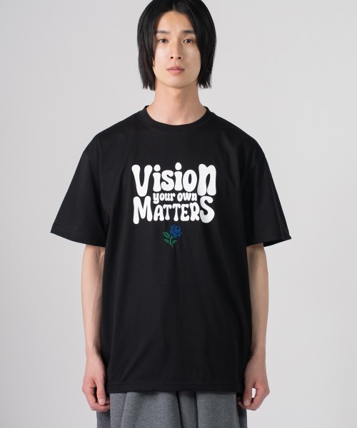 rehacer(レアセル)の「rehacer TEE : Vision Logo TEE / ヴィジョン ロゴ T-Shirt(Tシャツ/カットソー・メンズ・ホワイト/ブラック・LARGE/MEDIUM/SMALL/X-LARGE)」の6枚目の写真