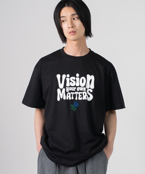rehacer(レアセル)の「rehacer TEE : Vision Logo TEE / ヴィジョン ロゴ T-Shirt(Tシャツ/カットソー・メンズ・ホワイト/ブラック・LARGE/MEDIUM/SMALL/X-LARGE)」の7枚目の写真