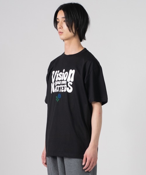 rehacer(レアセル)の「rehacer TEE : Vision Logo TEE / ヴィジョン ロゴ T-Shirt(Tシャツ/カットソー・メンズ・ホワイト/ブラック・LARGE/MEDIUM/SMALL/X-LARGE)」の8枚目の写真