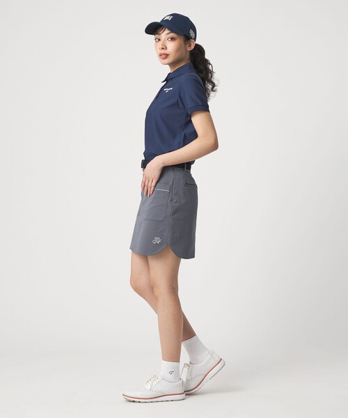 UNITED ARROWS GOLF(ユナイテッドアローズゴルフ)の「ウィメンズ メッシュ アームライン ポロシャツ 吸水速乾(ポロシャツ・レディース・ネイビー/コバルトブルー・M/L/S)」の20枚目の写真