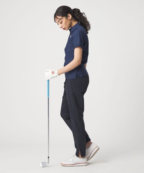 UNITED ARROWS GOLF(ユナイテッドアローズゴルフ)の「ウィメンズ メッシュ アームライン ポロシャツ 吸水速乾(ポロシャツ・レディース・ネイビー/コバルトブルー・M/L/S)」の18枚目の写真