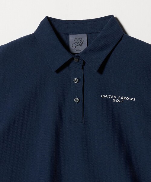 UNITED ARROWS GOLF(ユナイテッドアローズゴルフ)の「ウィメンズ メッシュ アームライン ポロシャツ 吸水速乾(ポロシャツ・レディース・ネイビー/コバルトブルー・M/L/S)」の16枚目の写真