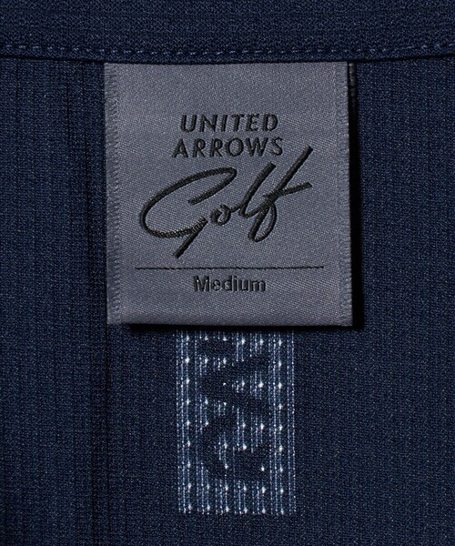 UNITED ARROWS GOLF(ユナイテッドアローズゴルフ)の「ウィメンズ メッシュ アームライン ポロシャツ 吸水速乾(ポロシャツ・レディース・ネイビー/コバルトブルー・M/L/S)」の6枚目の写真