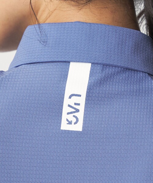 UNITED ARROWS GOLF(ユナイテッドアローズゴルフ)の「ウィメンズ メッシュ アームライン ポロシャツ 吸水速乾(ポロシャツ・レディース・ネイビー/コバルトブルー・M/L/S)」の3枚目の写真