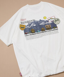 Coleman（コールマン）の「Coleman/コールマン 別注 Snowy Mountain バックプリント スピンドルTシャツ（Tシャツ/カットソー）」