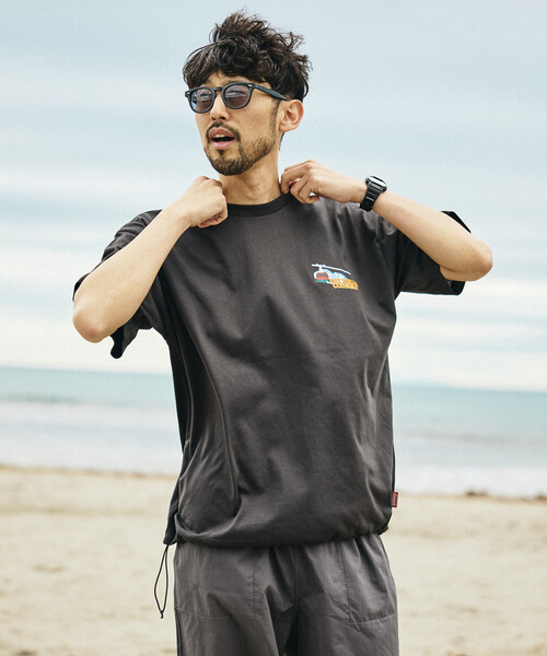 COLEMAN(コールマン)の「Coleman/コールマン 別注 Snowy Mountain バックプリント スピンドルTシャツ(Tシャツ/カットソー・メンズ・オリーブ/ライトグレー/ホワイト/チャコールグレー・LARGE/MEDIUM/SMALL)」の5枚目の写真