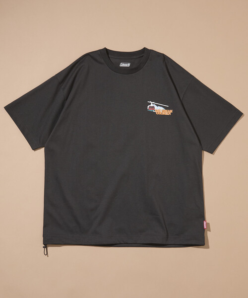 COLEMAN(コールマン)の「Coleman/コールマン 別注 Snowy Mountain バックプリント スピンドルTシャツ(Tシャツ/カットソー・メンズ・オリーブ/ライトグレー/ホワイト/チャコールグレー・LARGE/MEDIUM/SMALL)」の7枚目の写真