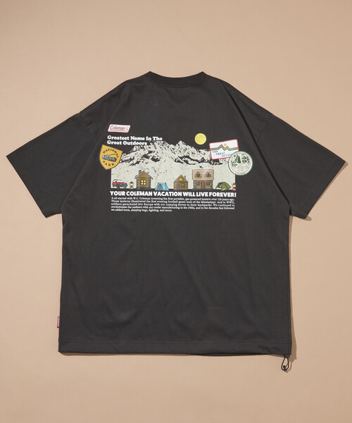 COLEMAN(コールマン)の「Coleman/コールマン 別注 Snowy Mountain バックプリント スピンドルTシャツ(Tシャツ/カットソー・メンズ・オリーブ/ライトグレー/ホワイト/チャコールグレー・LARGE/MEDIUM/SMALL)」の22枚目の写真