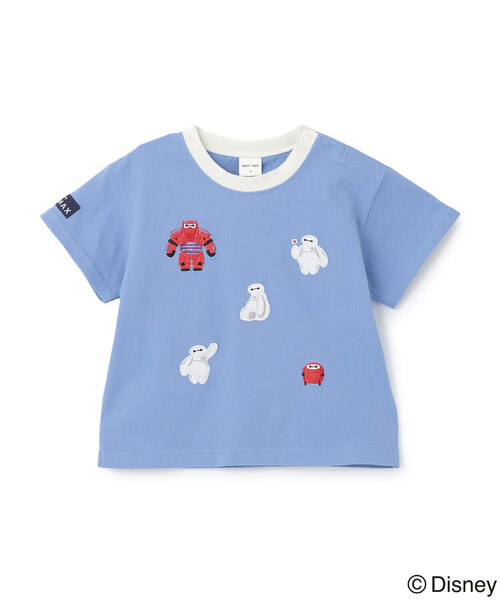petit main(プティマイン)の「【Disney】【接触冷感】ベイマックス / アップリケTシャツ(Tシャツ/カットソー・キッズ・サックスブルー/アイボリー/ライトグレー/ライトピンク・80cm/120cm/90cm/110cm/130cm/100cm)」の21枚目の写真