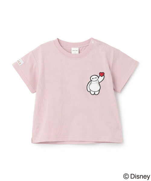 petit main(プティマイン)の「【Disney】【接触冷感】ベイマックス / アップリケTシャツ(Tシャツ/カットソー・キッズ・サックスブルー/アイボリー/ライトグレー/ライトピンク・80cm/120cm/90cm/110cm/130cm/100cm)」の20枚目の写真